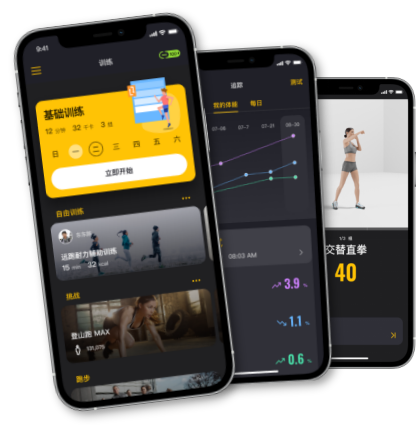 RaceFit易起动AI健身教练，随时随地开启您的运动健康生活