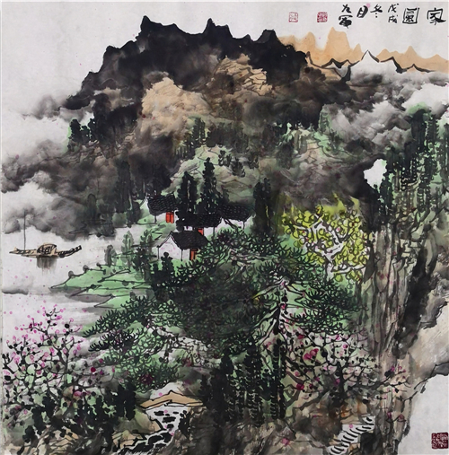 只研丹青写家山 不拘一格出逸品：胡九军山水画赏读