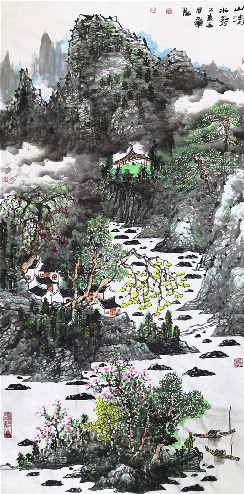 只研丹青写家山 不拘一格出逸品：胡九军山水画赏读