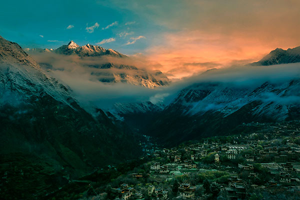 甘孜阿坝七县联合成立“康巴中环线”旅游联盟 合力打造世界级旅游目的地_fororder_5、丹巴中路藏寨--供图--丹巴县委宣传部