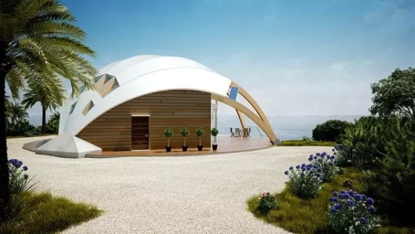 酷炫自转的UFO小木屋