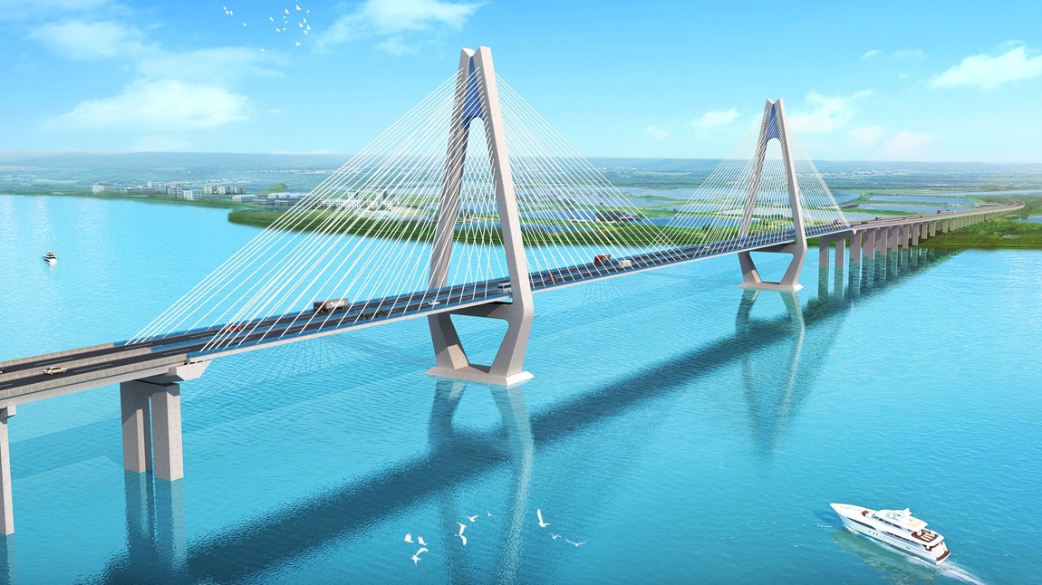 图片默认标题_fororder_南三岛大桥设计图。粤交集宣供图