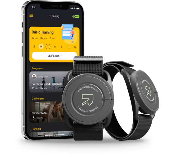 RaceFit易起动AI健身教练，随时随地开启您的运动健康生活