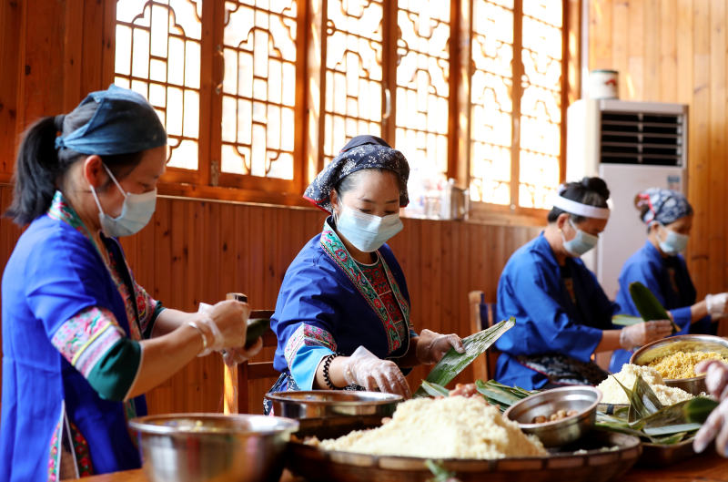 广西三江：粽子飘香迎端午