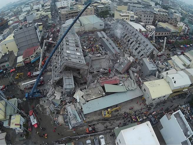 臺地震重建費用約50至60億 將先撥5億給台南應急