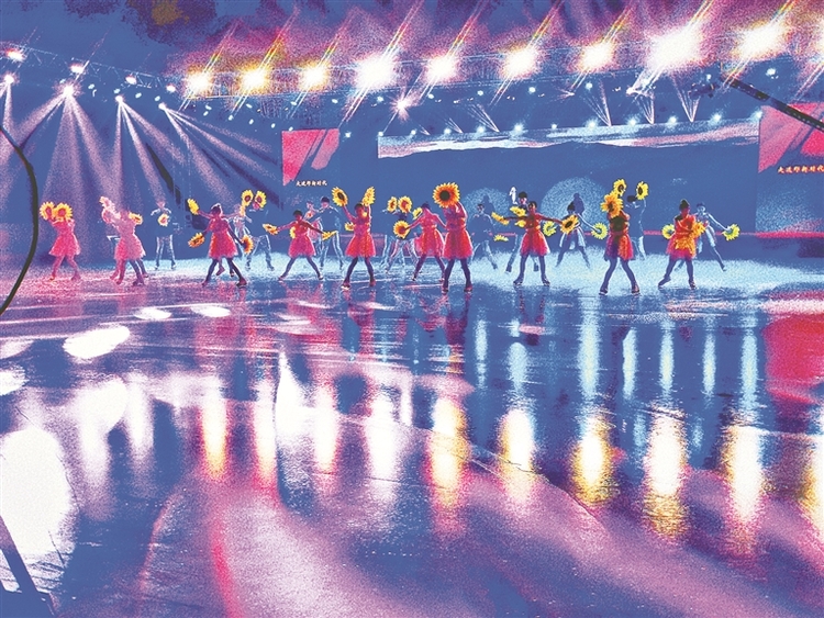 哈體院推出《紅屹東方》音樂舞蹈劇