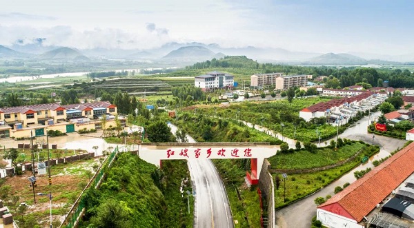 【原創】臨沂沂南後峪子社區:“後進”變“先進”的密碼_fororder_空中俯瞰後峪子社區,一幅新農村畫卷