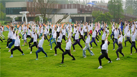促進文體旅同步發展 2021年鹽城健身瑜伽嘉年華開幕_fororder_圖片10