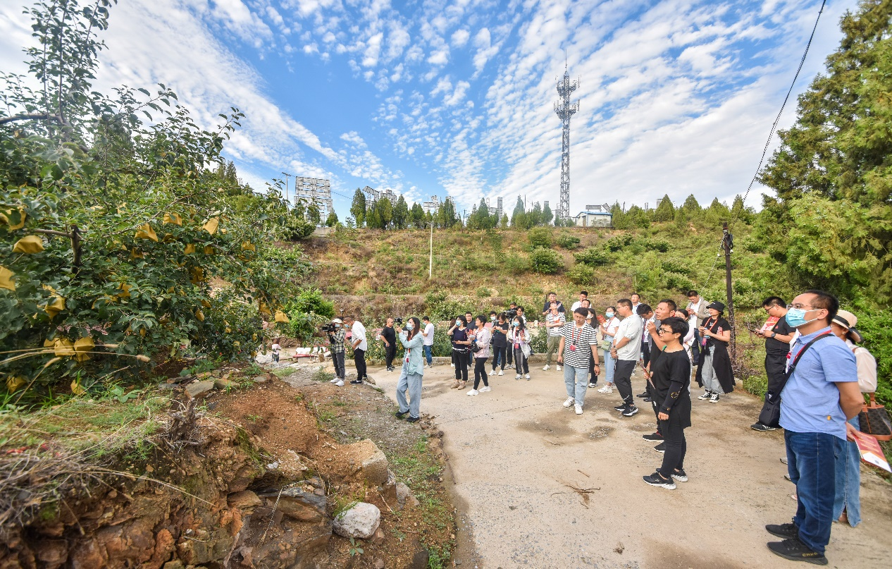 （原創）【網絡媒體革命老區行】邢臺內丘縣崗底村：挑起“金扁擔”端上“金飯碗”_fororder_4