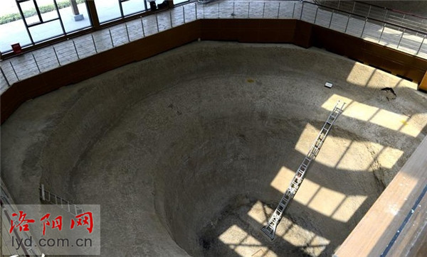 洛阳含嘉仓的粟亮相扬州中国大运河博物馆