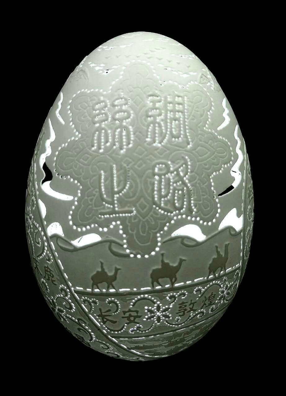 【陜“亮”70年】中國蛋雕大師聞福良:在蛋殼上“講”中國故事