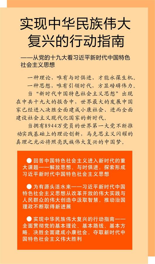 實現中華民族偉大復興的行動指南——從黨的十九大看習近平新時代中國特色社會主義思想