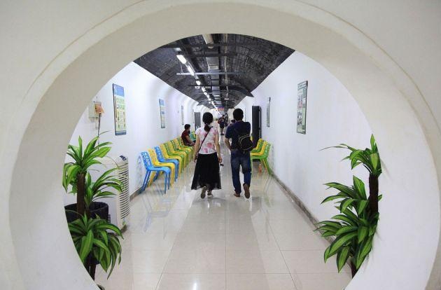 防空壕を市民の“納涼”のため無料開放＝南京市_fororder_2