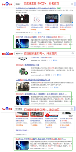 中企动力全球SEO案例：一个制冷片，为何点燃了百度首页？