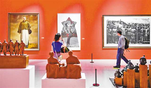 715件美术作品庆祝党的百年华诞