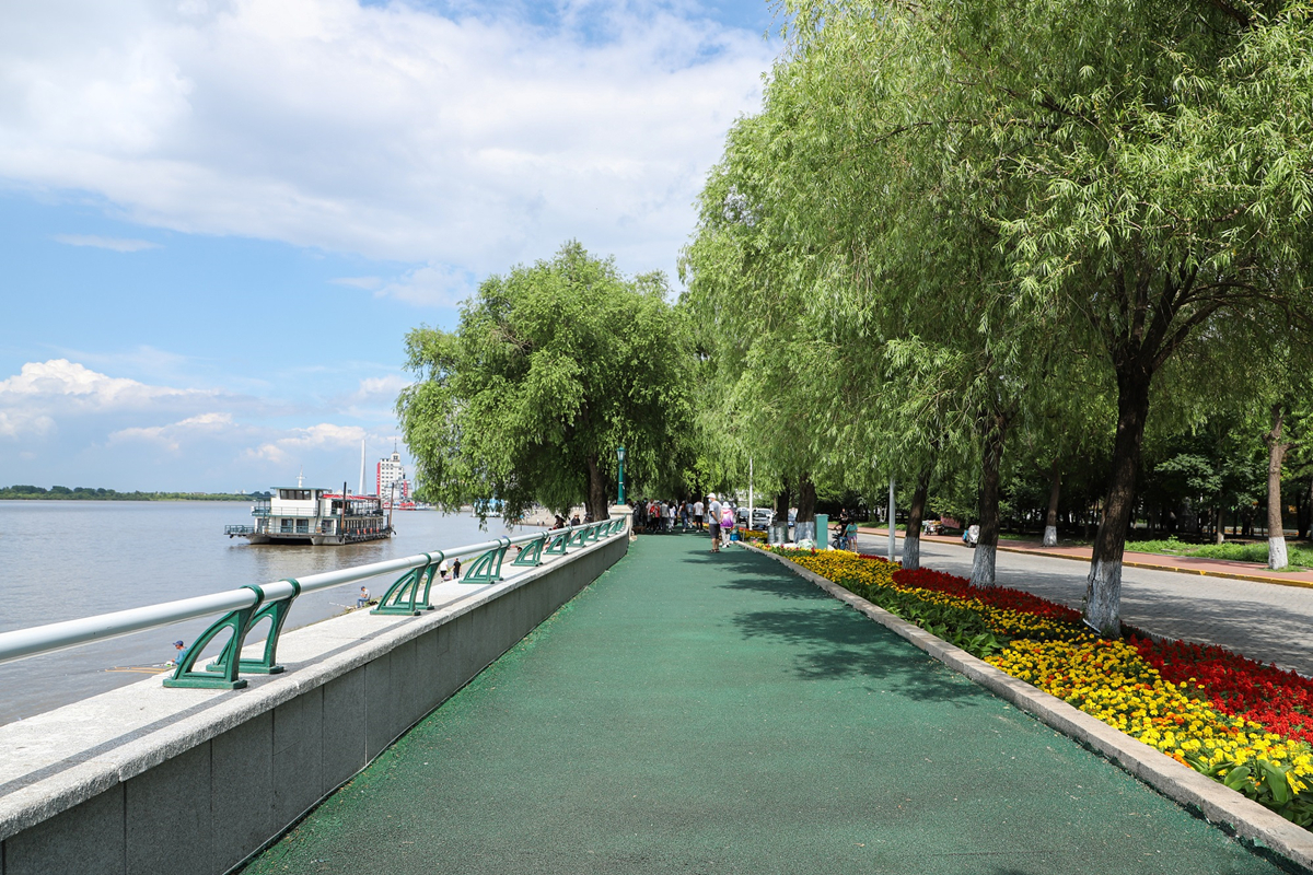 顺畅！道外江畔又增一条道路_fororder_微信图片_20210706154750_副本