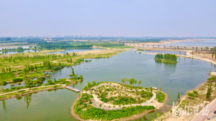 滹沱河河心岛风景区图片