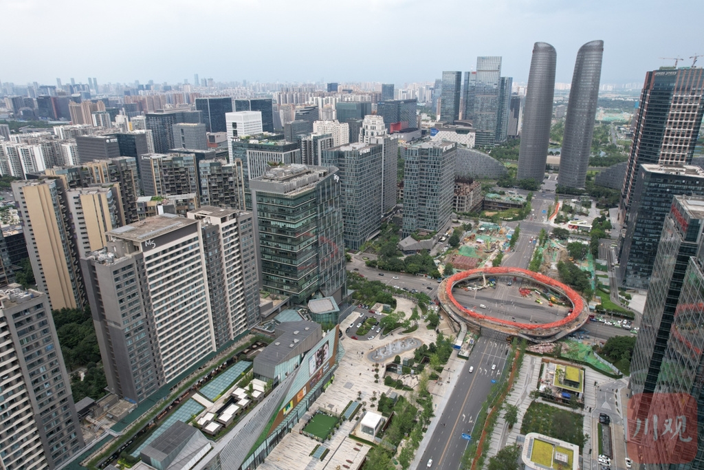 （中首）成都“交子之环”初现雏形！又一座网红桥亮相