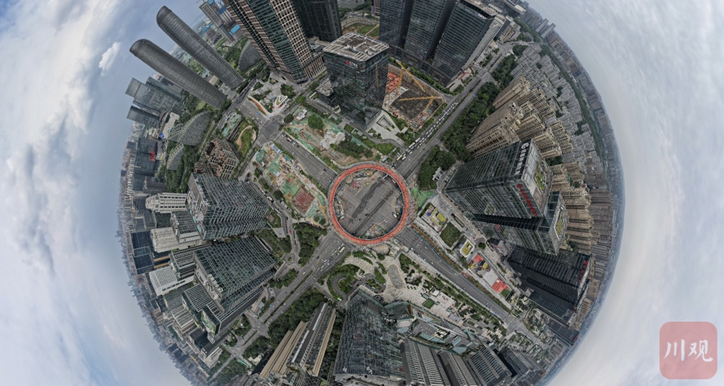 （中首）成都“交子之环”初现雏形！又一座网红桥亮相