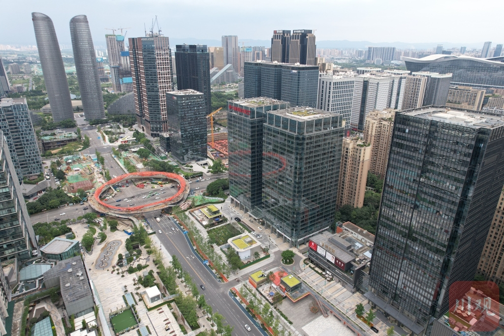 （中首）成都“交子之环”初现雏形！又一座网红桥亮相