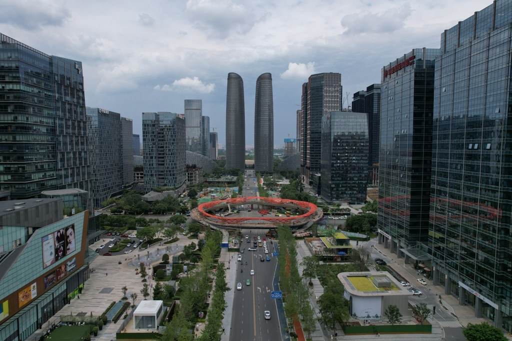 （中首）成都“交子之环”初现雏形！又一座网红桥亮相