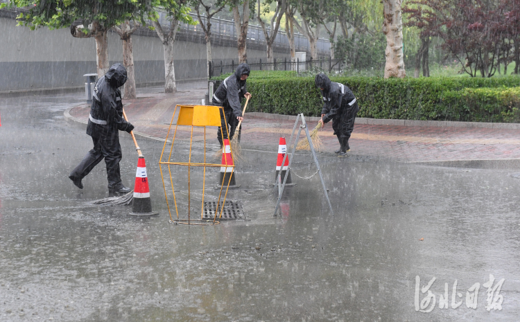 河北石家莊：做好強降雨防範工作