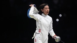 击剑女子个人重剑：孙一文胜朱明叶晋级八强