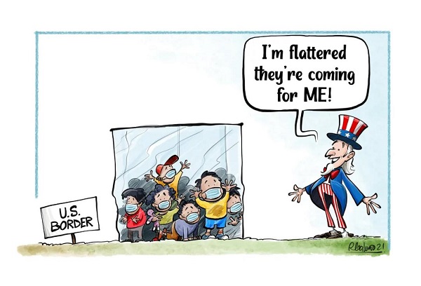 Pagbilanggo sa mga bata, isang "makataong" paraan ng pangangasiwa sa migrasyon?_fororder_20210712bata600