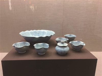 （文体）南京市民俗博物馆展出韩国工艺品