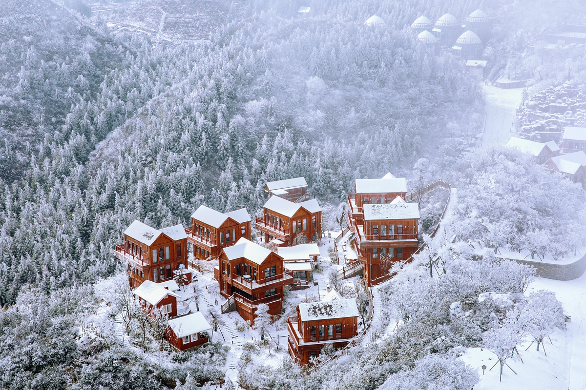 六盤水：大力發展全域旅遊_fororder_梅花山雪景