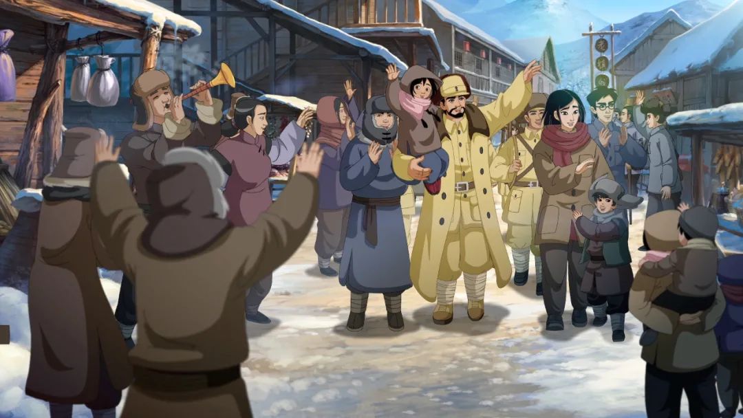 大型动画系列片《林海雪原》在总台热播