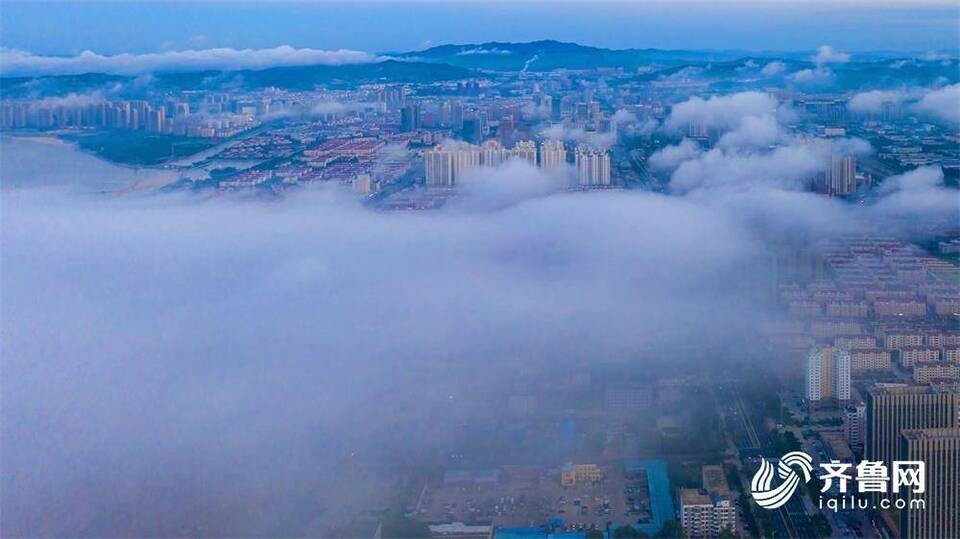 组图｜雾气涌动，如梦似幻！平流雾笼罩下的威海犹如人间仙境