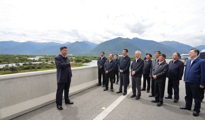Xi Jinping, naglakbay-suri sa Nyingchi, Tibet_fororder_xjp2