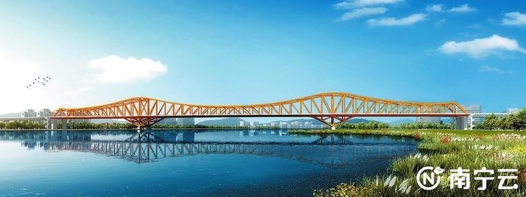 南宁再建一座跨邕江桥梁 计划2023年1月完工
