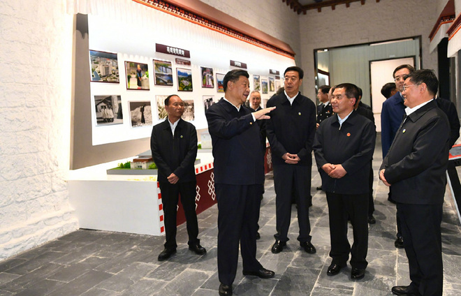 Xi Jinping, naglakbay-suri sa Nyingchi, Tibet_fororder_xjp3