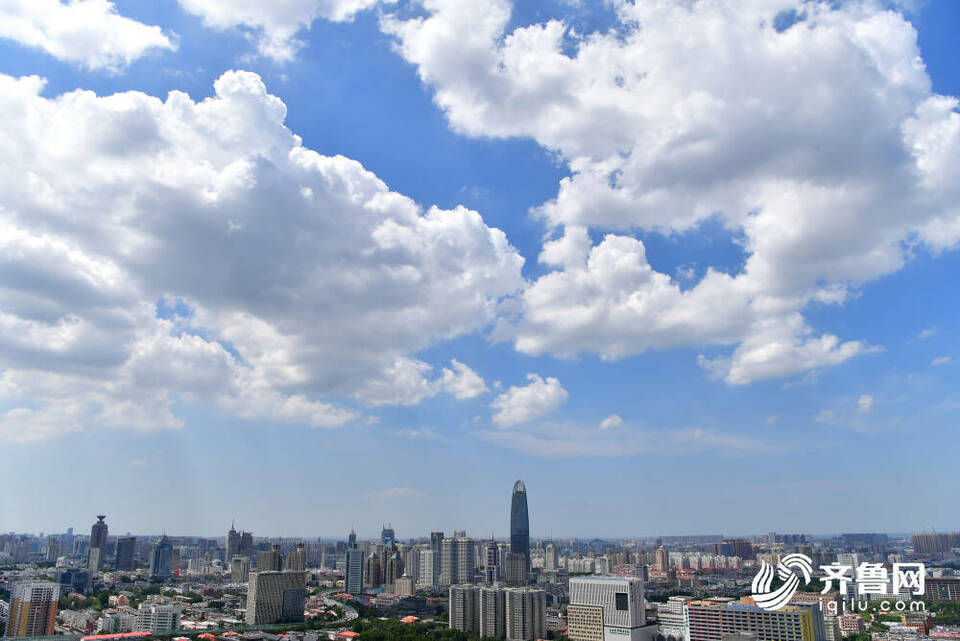 蓝天白云美如梦境童话，最后一张济南全景照太好看了！