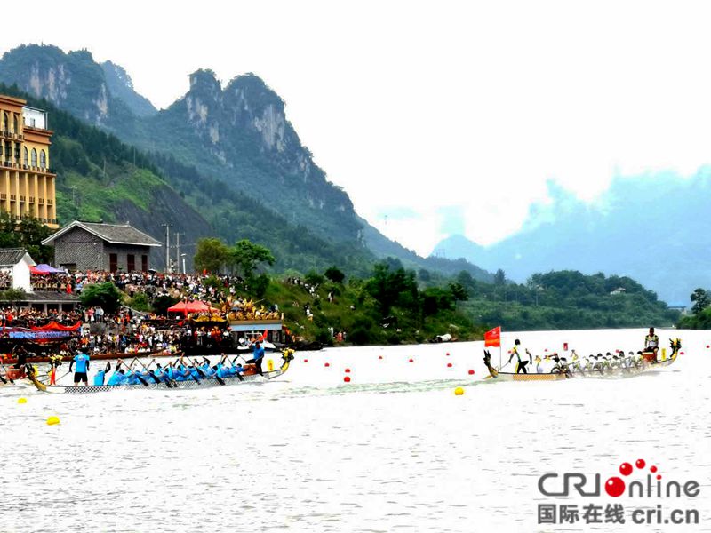贵州铜仁碧江：锦江河上赛龙舟（组图）