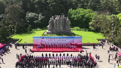 我是一颗小小的石头……丨《美术经典中的党史》邀您走近国画《雨花台颂》……