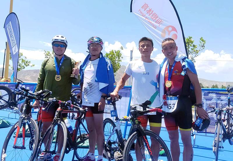 出征“黄河国际铁三赛” 成都金堂铁人斩获两项冠军