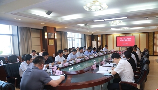 延吉市十八屆人民政府召開第34次常務會議_fororder_圖説:會議現場 供圖 延吉市委宣傳部
