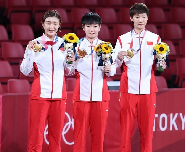 乒乓球女子團體決賽：中國隊奪冠
