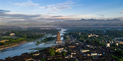 （中首）崇州元通古镇 活着的清明上河图