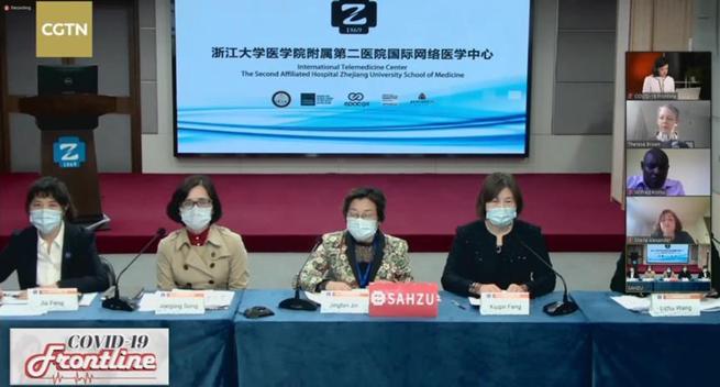 图片默认标题_fororder_浙大二医护士团队参与“全球疫情会诊室”交流直播活动