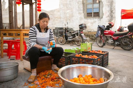 唐朝古道百年柿子树,红遍山坳人未识 唐朝古道百年柿子树,红遍山坳人未识