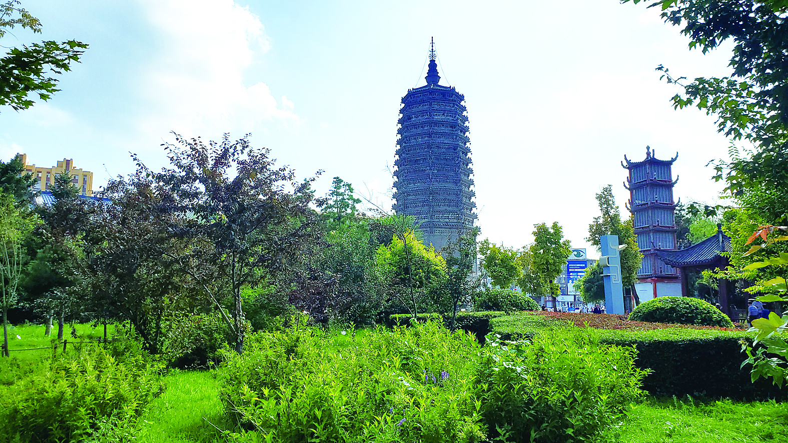 长春农安宝塔游园：标记古城古韵 悦享幸福当今