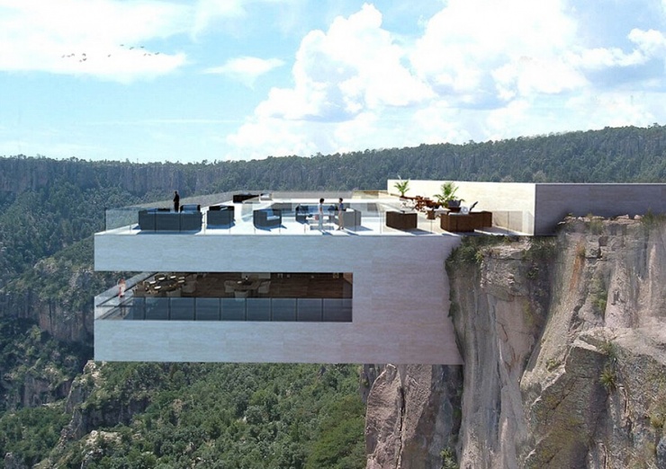 墨西哥将建悬崖餐厅 挑战食客胆量