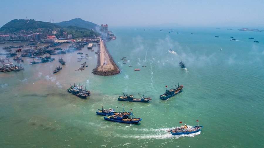 探访福建连江海上牧场：舟楫为马 海洋为田