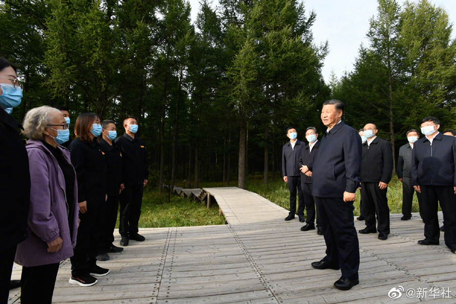 习近平：发扬塞罕坝精神，在新征程上再建功立业