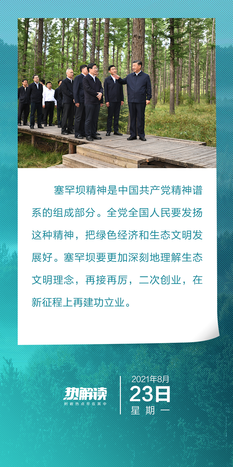 热解读｜从一棵树到一片“海” 塞罕坝精神的“绿色接力”