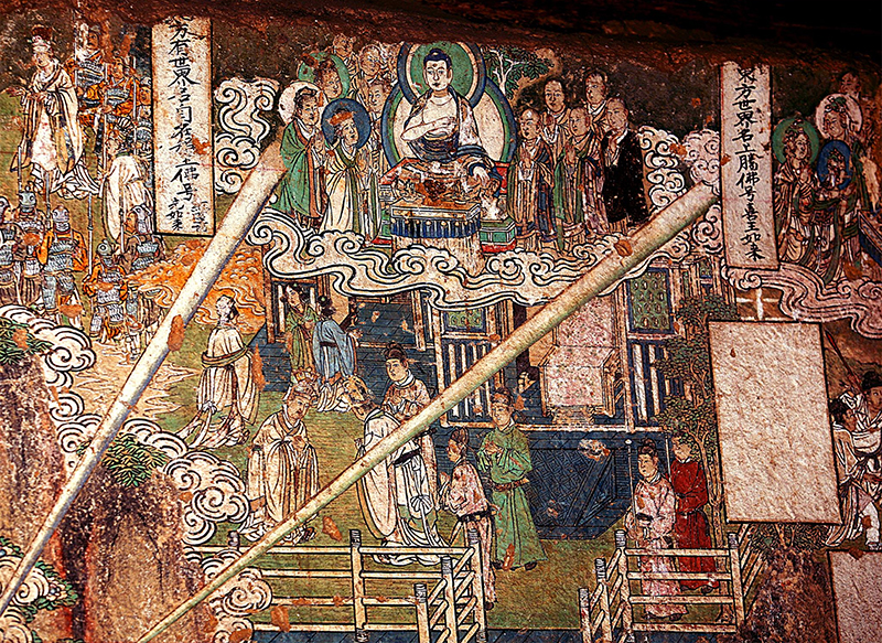 高平开化寺宋代壁画:壁画界的"清明上河图"